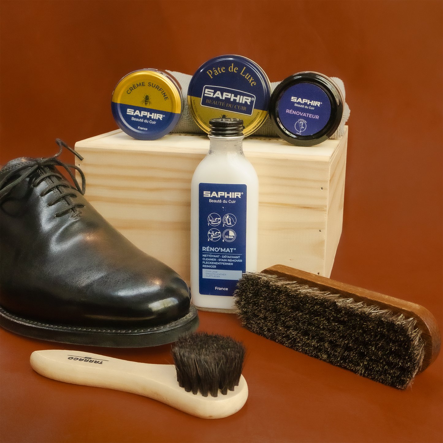 Kit de Cuidado Completo Cuero Liso SBDC