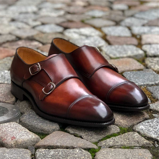 Servicio de Reparación: Cambio de Elásticos en Zapatos Double Monk Strap