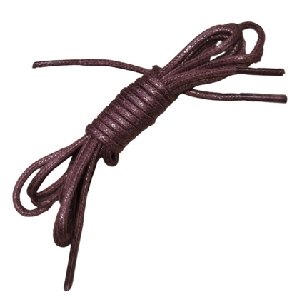 Cordones Redondos Finos de Algodón Encerado 90 CM para Zapatos