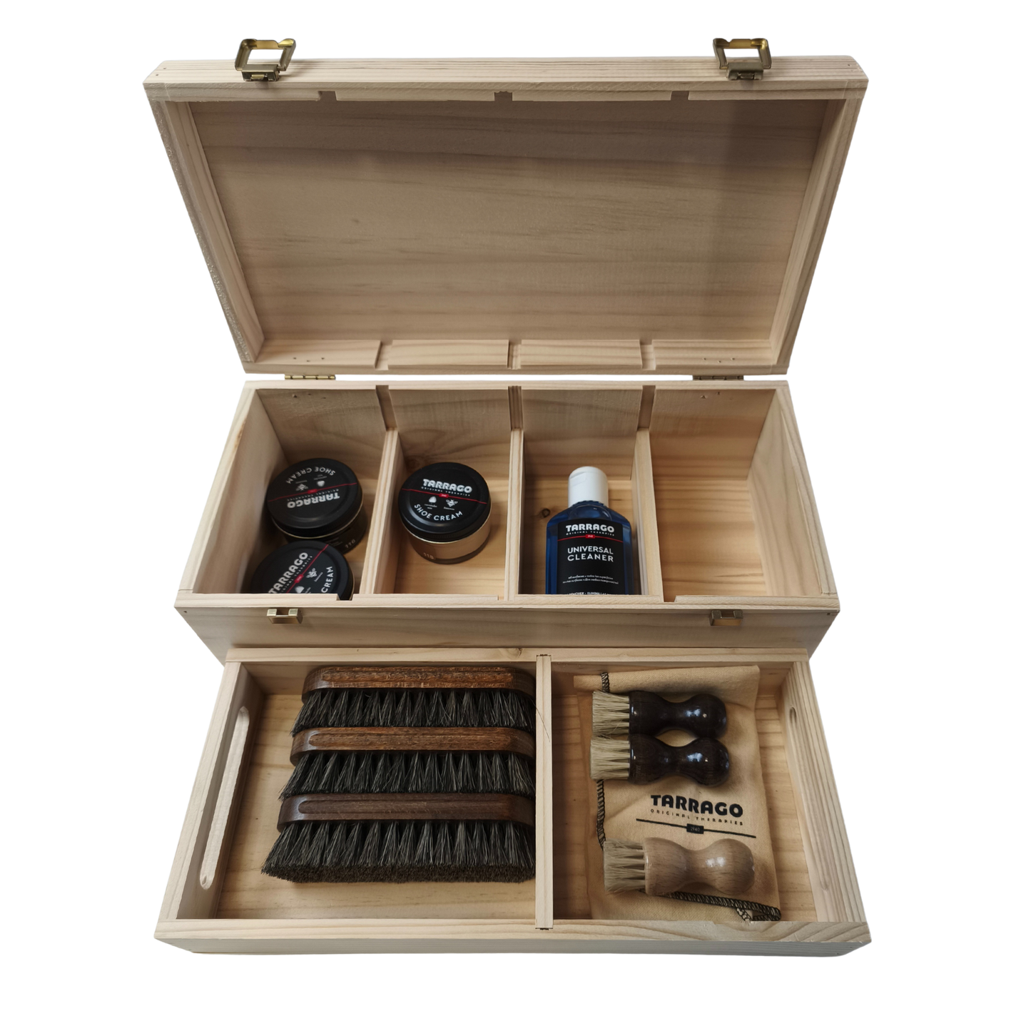 Kit de Mantenimiento de Zapatos de Cuero Liso 3 Colores TOT (30% descuento)