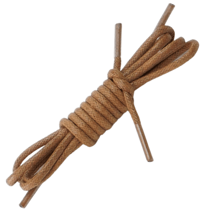 Cordones Redondos de Algodón Encerado Grosor Medio 75 CM para Zapatos